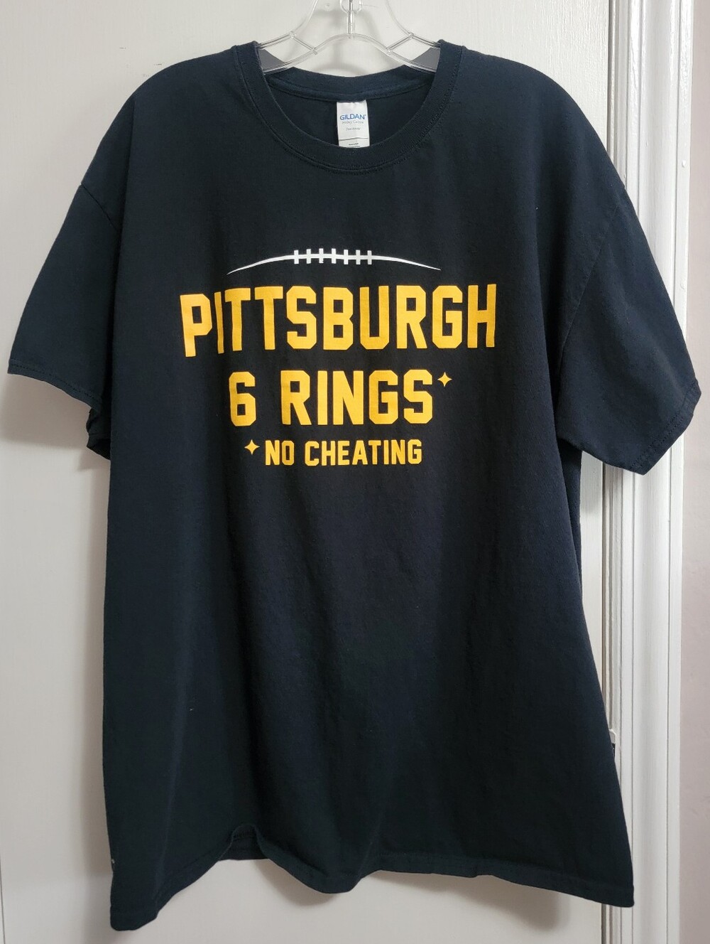 Pittsburgh 6 Rings No Cheating T-shirt